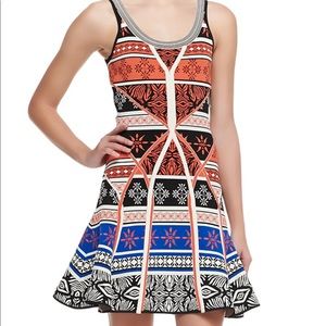 DVF fit and flair dress